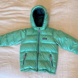 Patagonia Kid’s Hi-Loft Down Sweater Hoodie - 4T